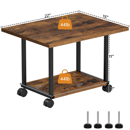 2-Tier Under Desk Printer Stand L524