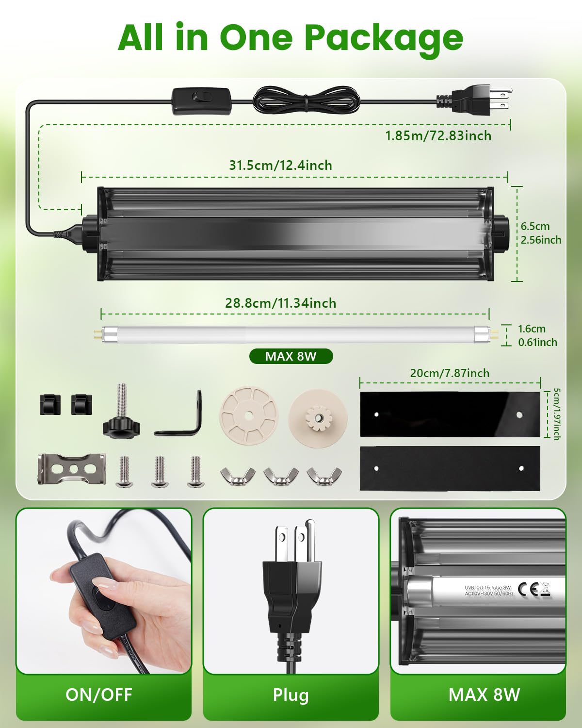 8W Bird Lamp S10036