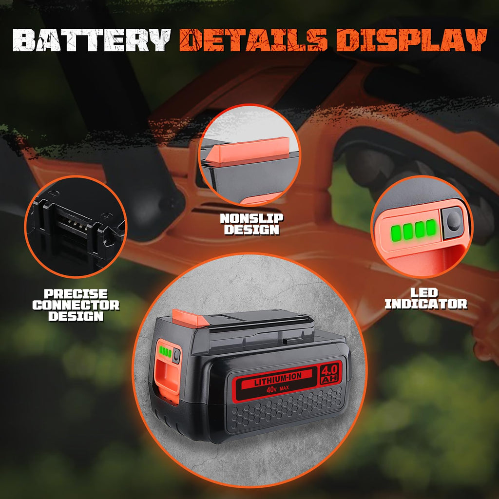 40V Lithium-Ion Battery Replacement P17396