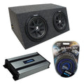Dual 12" Sub Box and Amplifier G43085