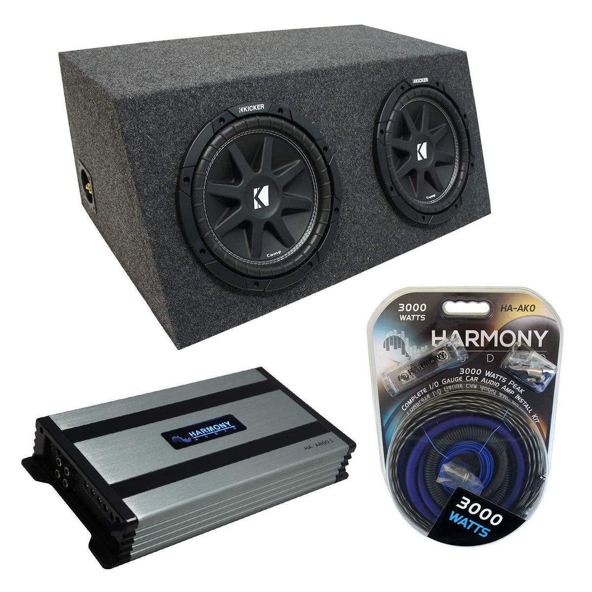 Dual 12" Sub Box and Amplifier G43085