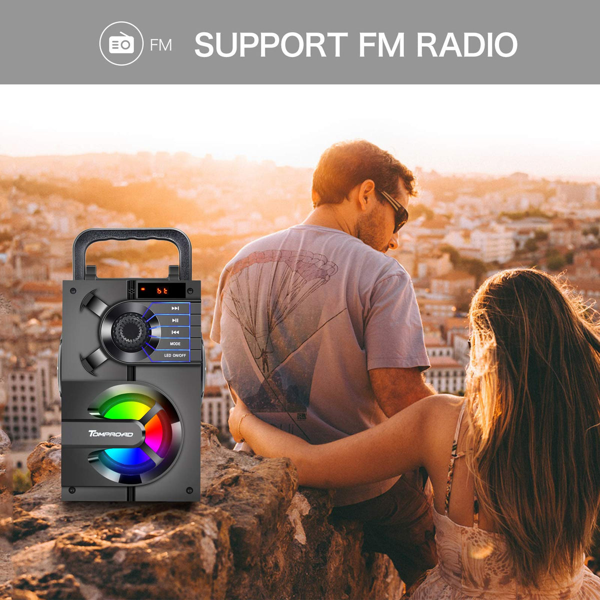 Portable Bluetooth Speaker with Subwoofer A1259