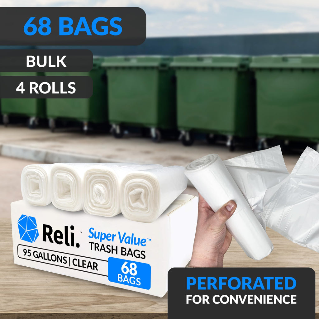 95 Gallon Heavy Duty Trash Bags N97297
