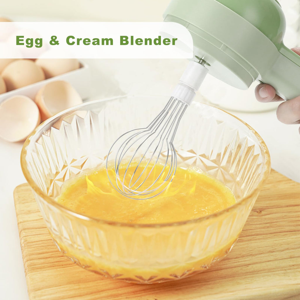 4 in 1 Portable Electric Vegetable Cutter Set Q934884