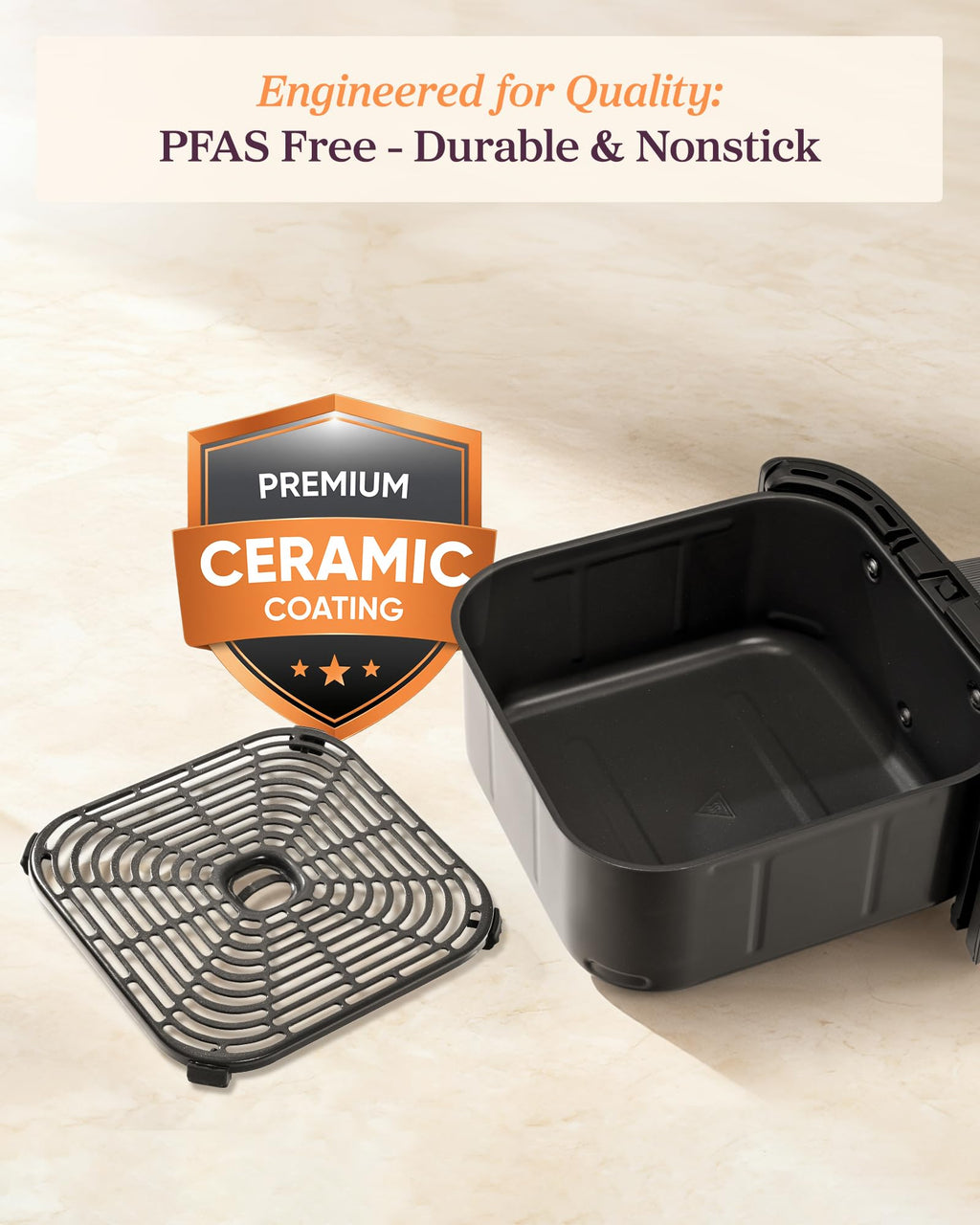 6 Qt Ceramic Coating Air Fryer G4508