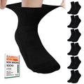 Bamboo Viscose Non Binding Ankle Socks 6 Pairs Z8942