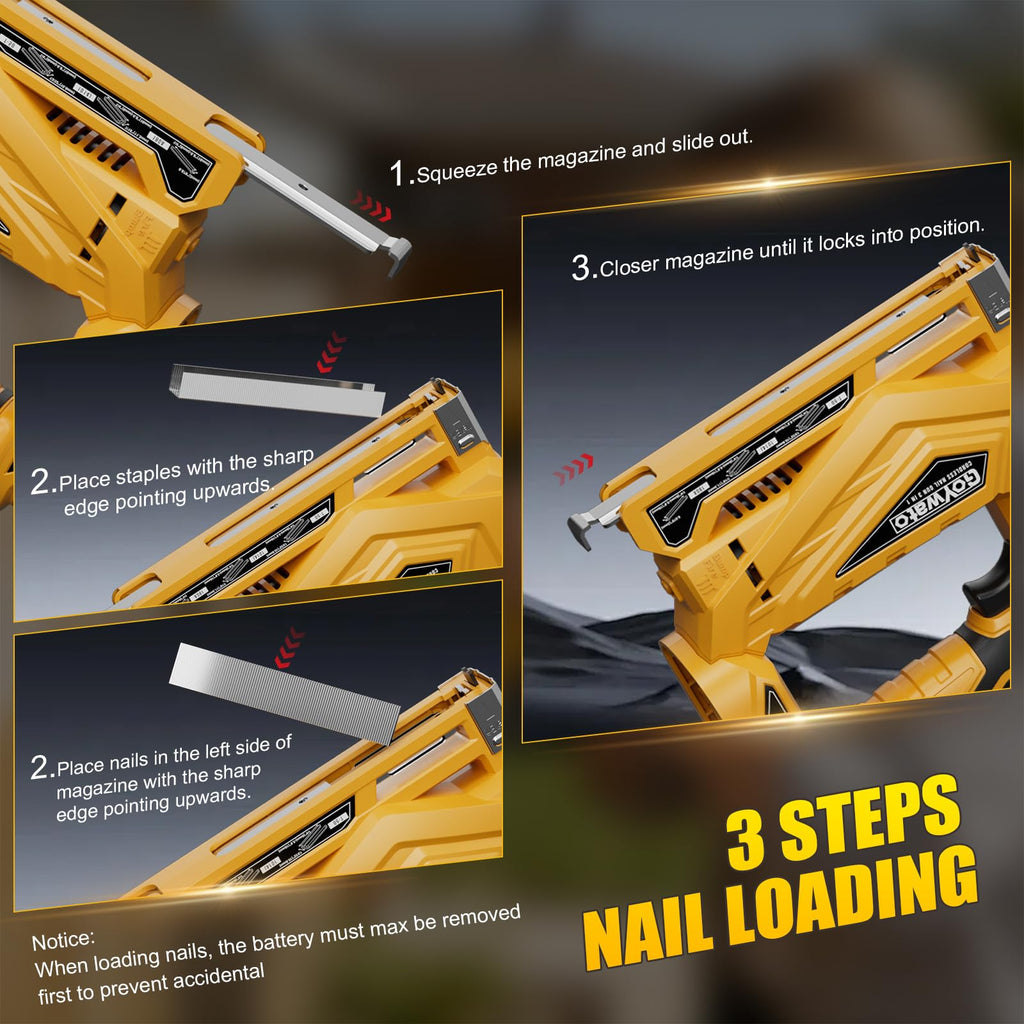 21V Cordless Staple Gun U1572