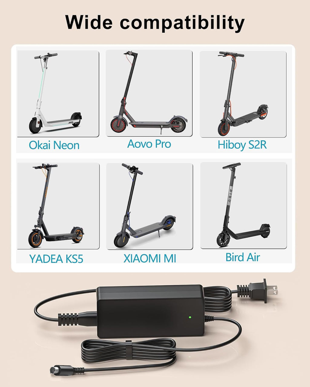 42V Electric Scooter Charger C1043