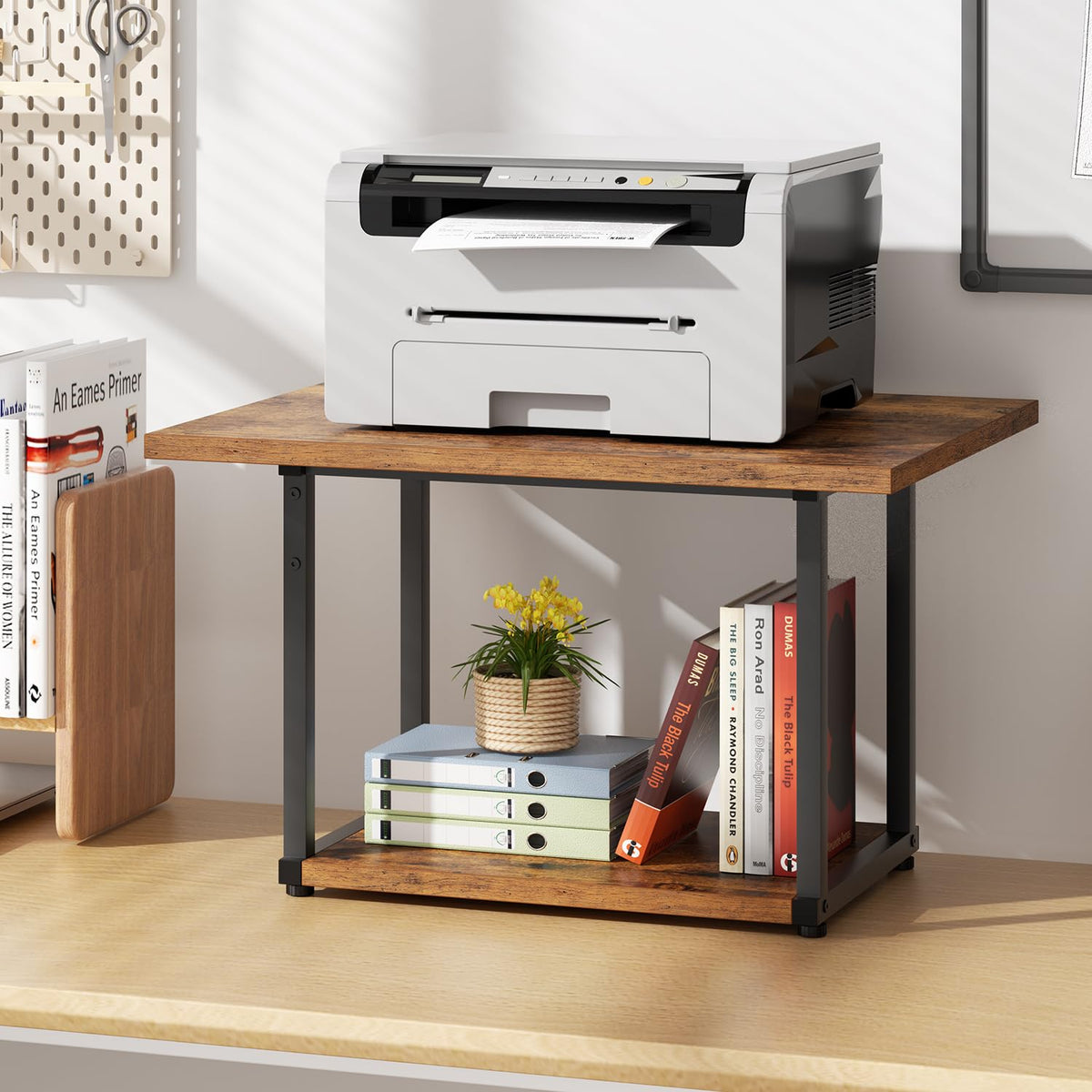 2-Tier Under Desk Printer Stand L524