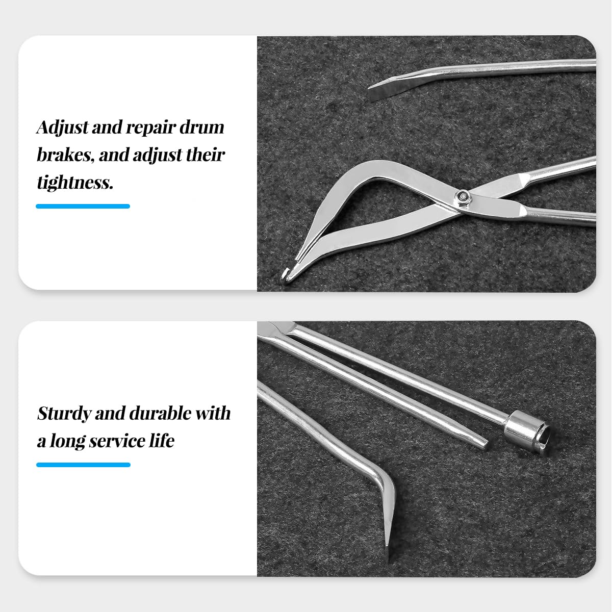 3PCS Steel Drum Brake Tool Kit B797943