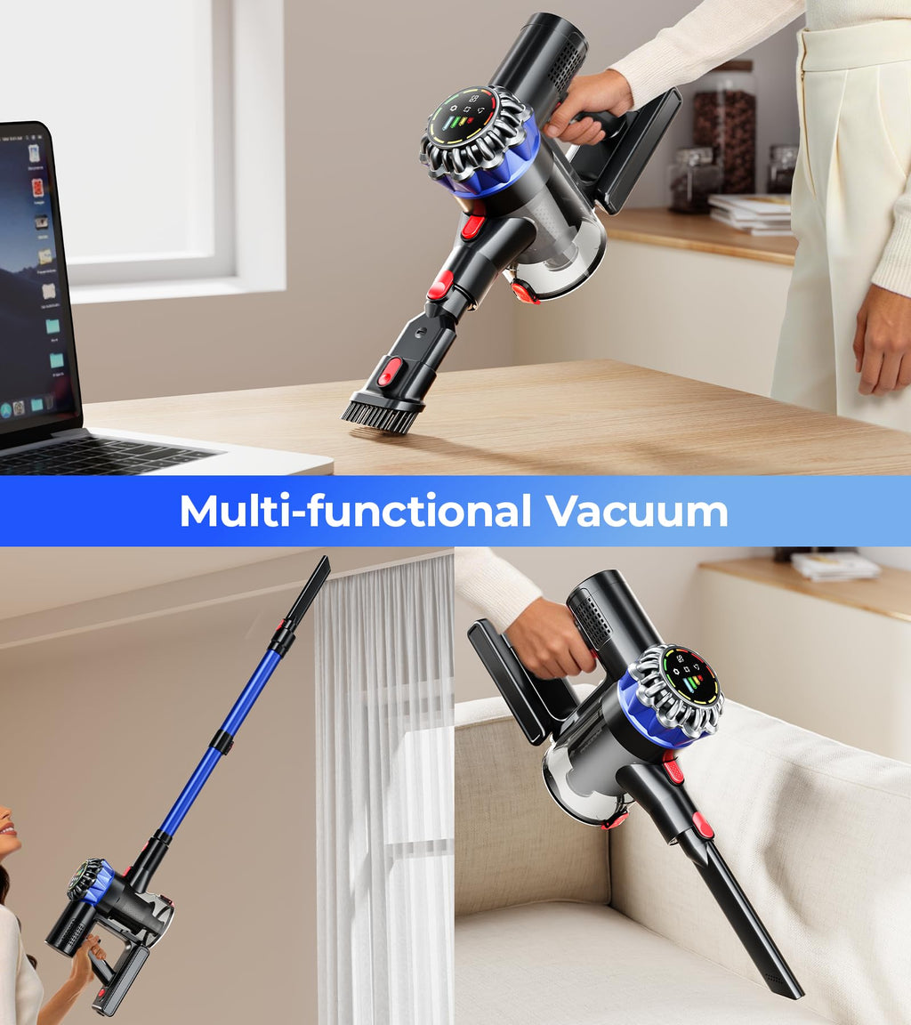600W 50Kpa 65Mins Cordless Stick Vacuum Cleaner H4561
