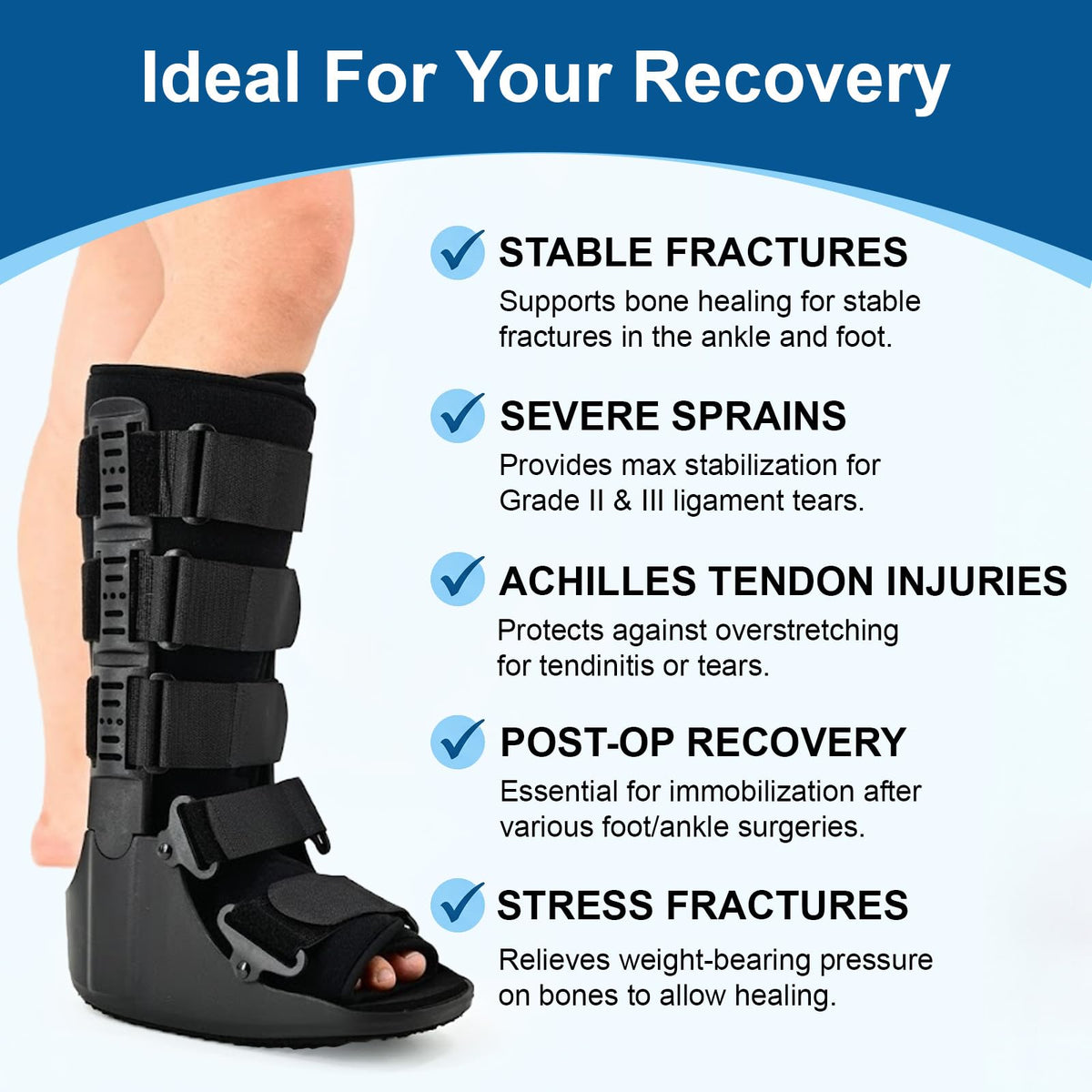 Tall Orthopedic Walking Boot Q310
