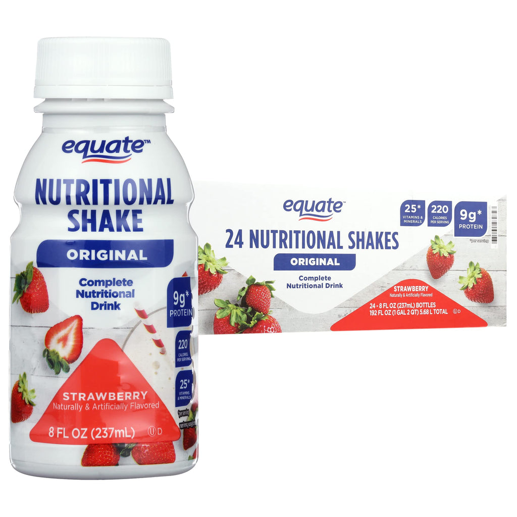 Strawberry Nutritional Shake 8 fl oz 24 Count I191