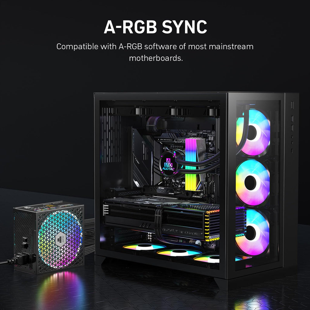 1000W Fully Modular 80+ Gold ATX 3.1 Power Supply E48422