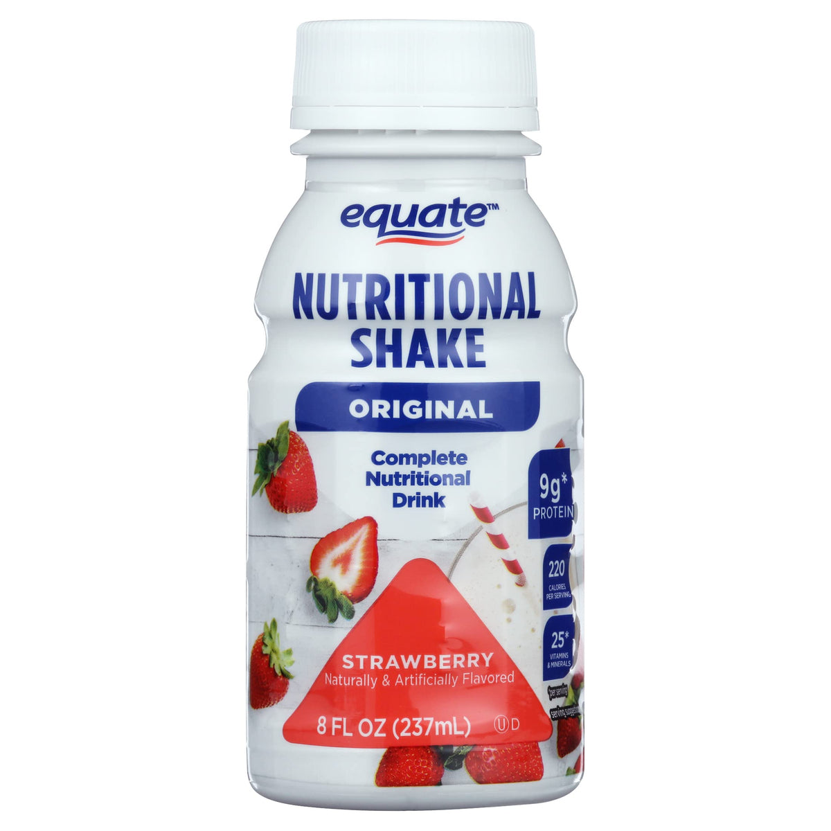 Strawberry Nutritional Shake 8 fl oz 24 Count I191