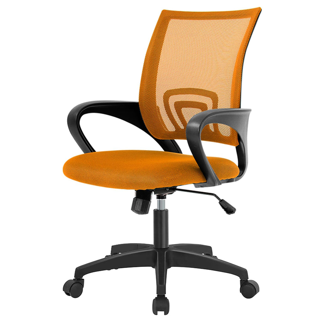 Orange Mesh Ergonomic Office Chair with Lumbar Support R510