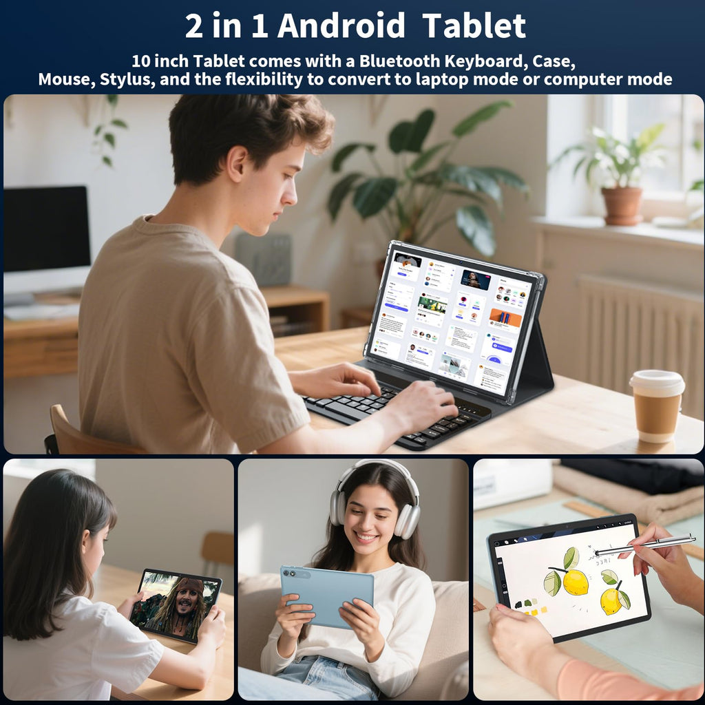 Android 10 inch Tablet with Keyboard A972