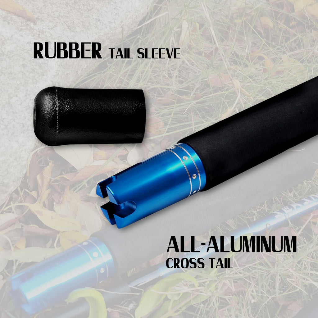 1-Piece 2-Piece Saltwater Trolling Rod Conventional Boat Fishing Pole Z490745