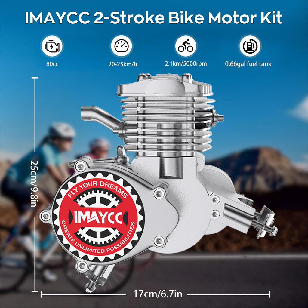 80cc 2 Stroke Gas Bicycle Engine Conversion Kit E37447