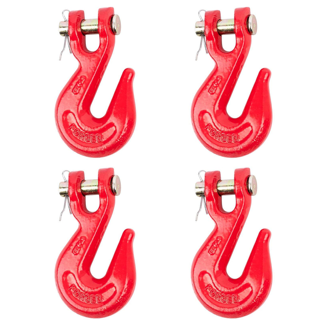 3/8'' Red Powder Coating Grade 80 Clevis Grab Hook T544