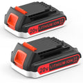 2 Pack 3.0Ah 20v Lithium Battery Replacement Z728