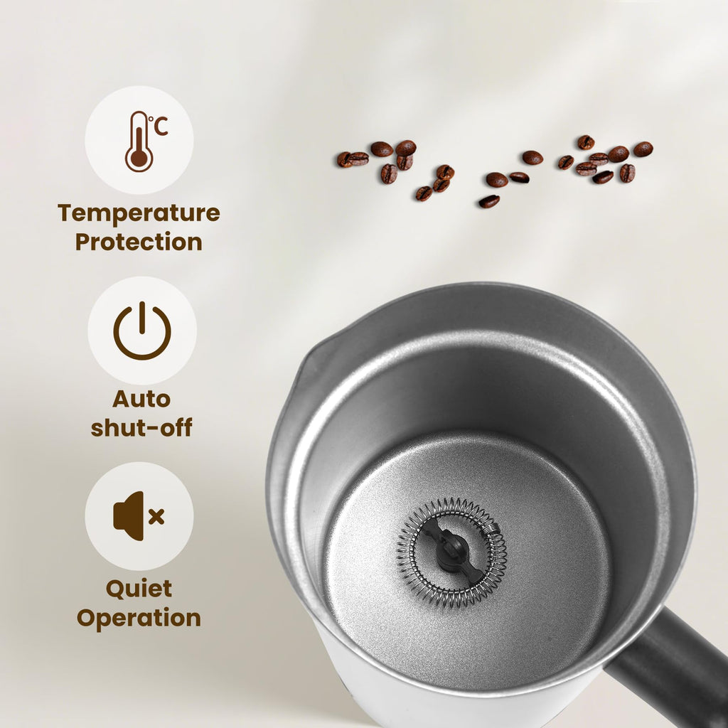 Electric Milk Frother 4-in-1 Foam Maker 10.6 oz A912