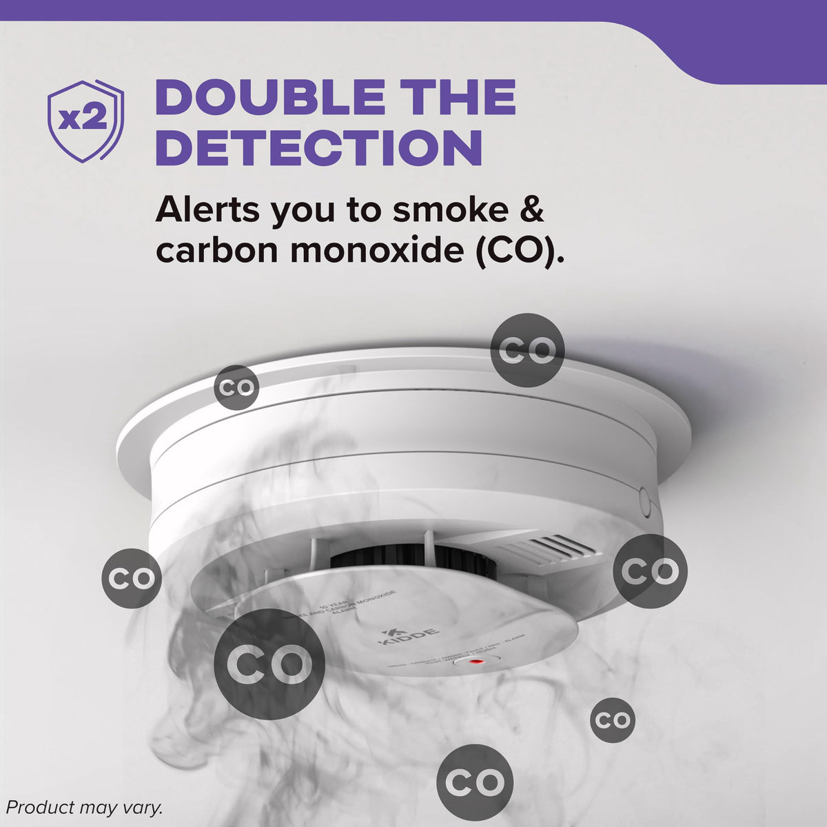 Hardwired Smoke & Carbon Monoxide Detector, 2 Pack B1406