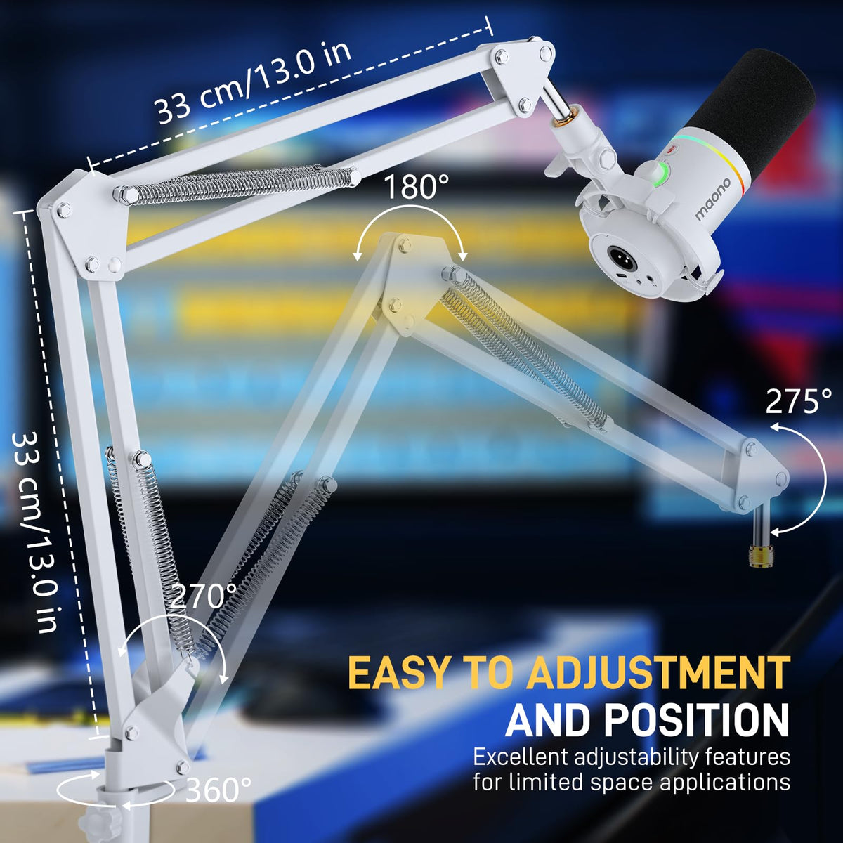 Wireless Condenser Microphone with Boom Arm N81114