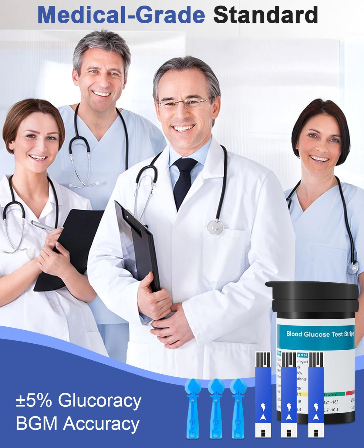 Blood Glucose Test Strips, 50 Count W849