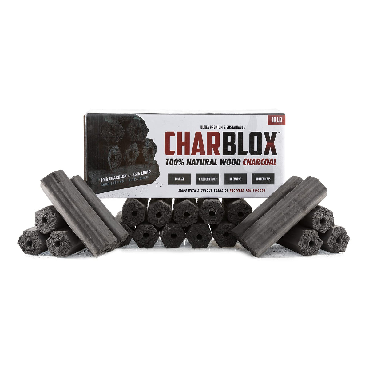 10LB Natural Grilling Charcoal Logs R3109