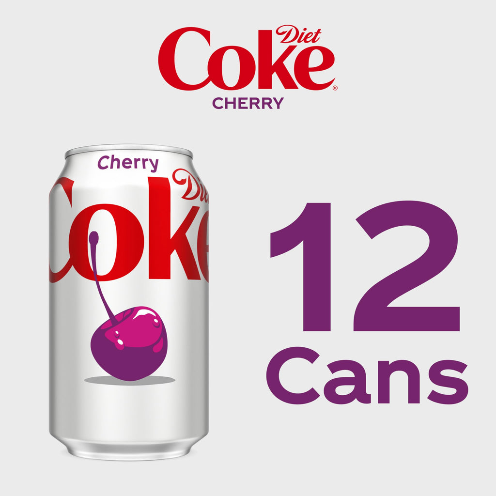 Cherry Soda Soft Drink, 12 fl oz, 12 Pack H708