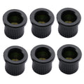 Guitar String Ferrules, Black (Set of 6) M424296