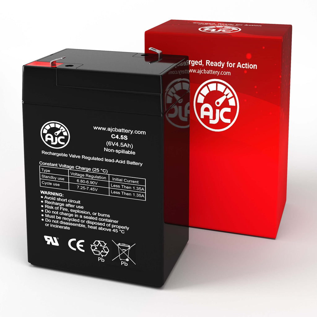 6V 4.5Ah Sealed Lead Acid Battery J910