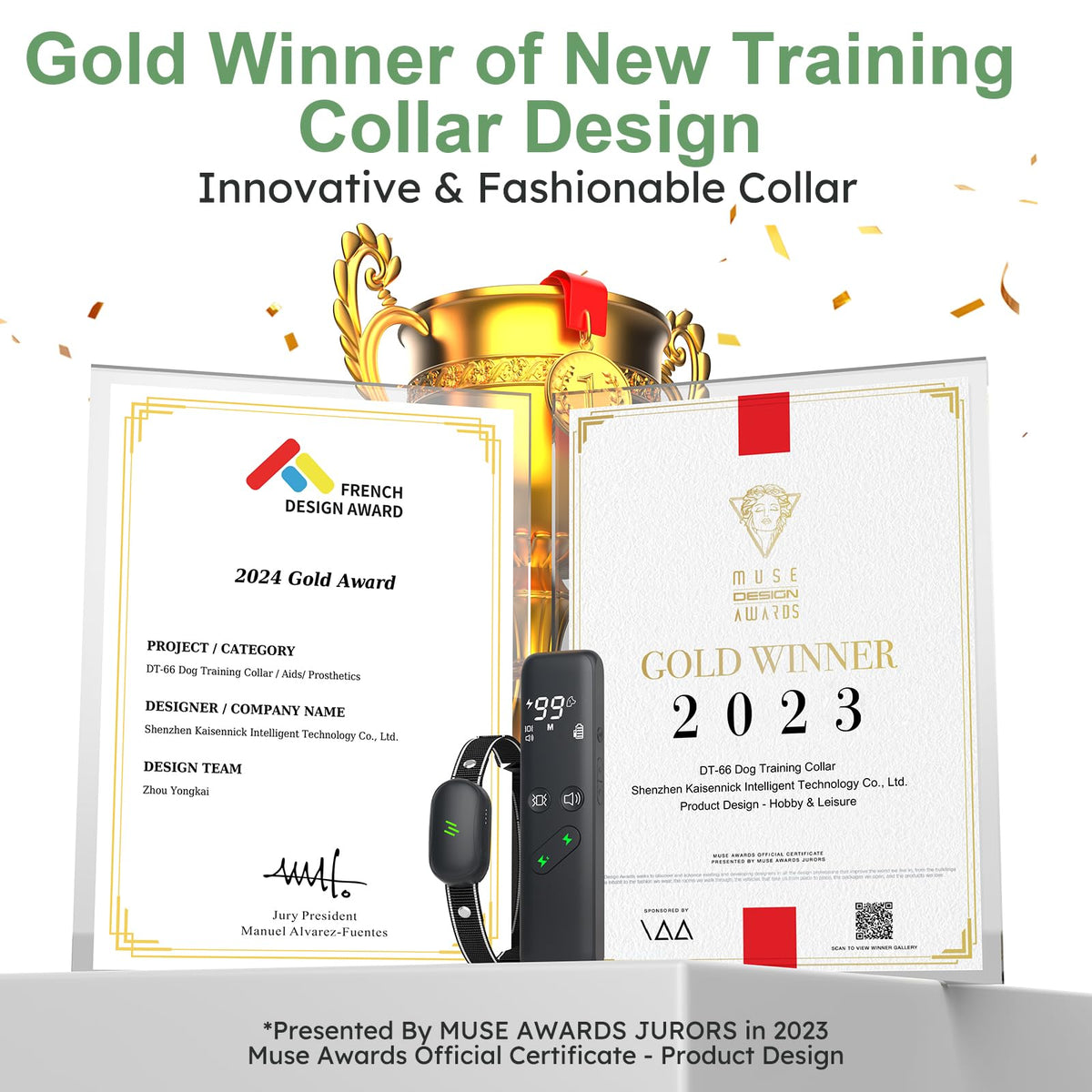 Dog Electric Training Collar with Remote I8156