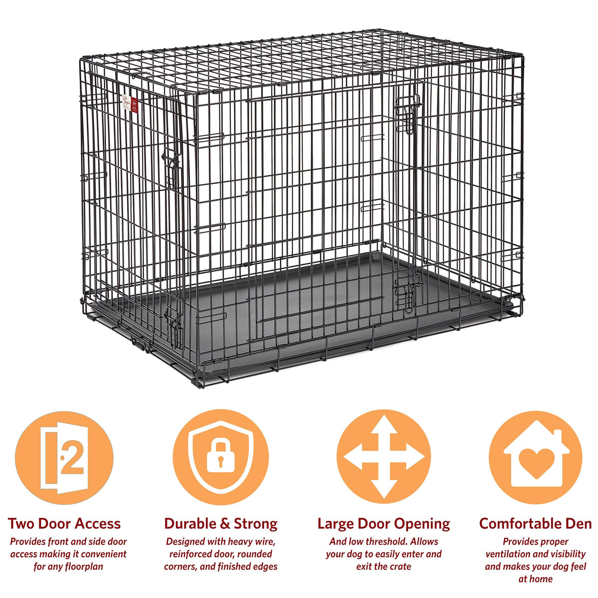 42-Inch Double Door Crate R6247