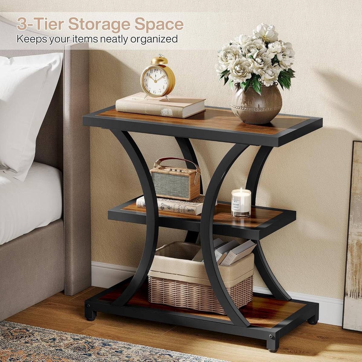 3-Tier Storage End Table Q42890