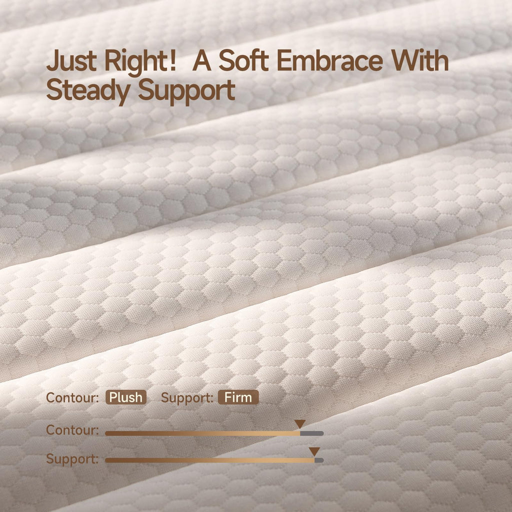 10 Inch Full Size Hybrid Mattress with Pocketed Coils & Gel Memory Foam P59664