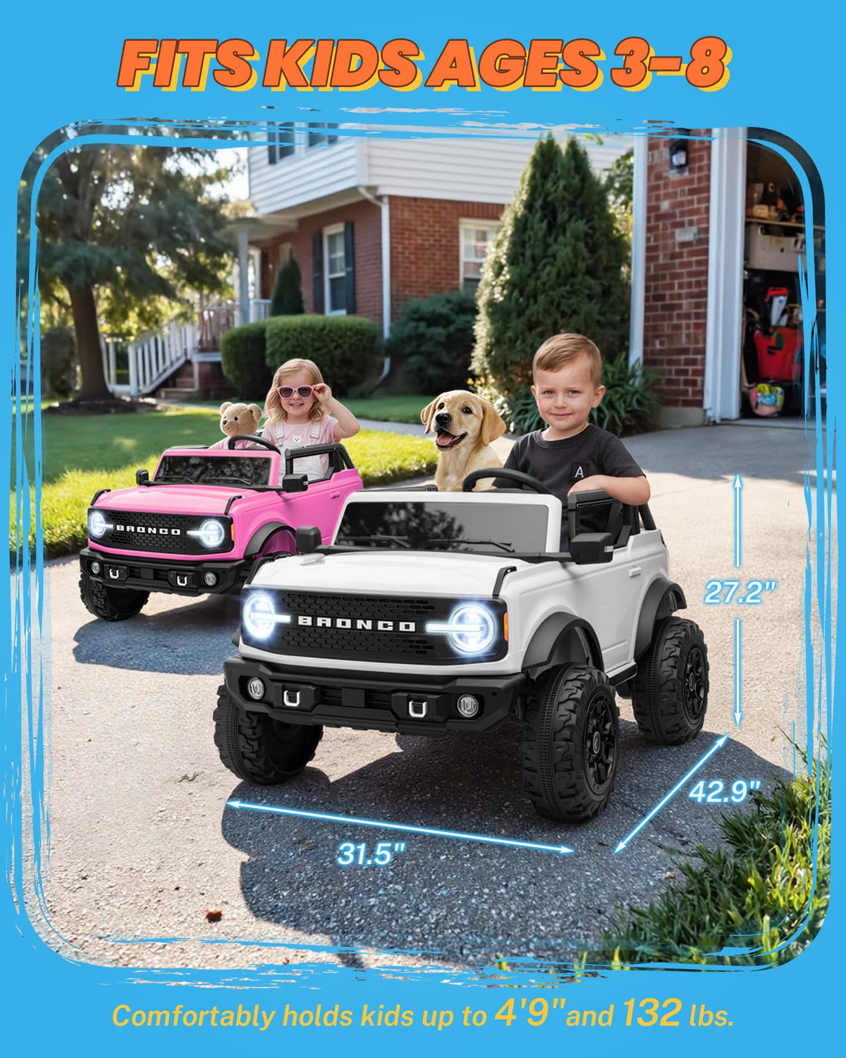 24V 2 Seater Ride on Car with Remote Control X892