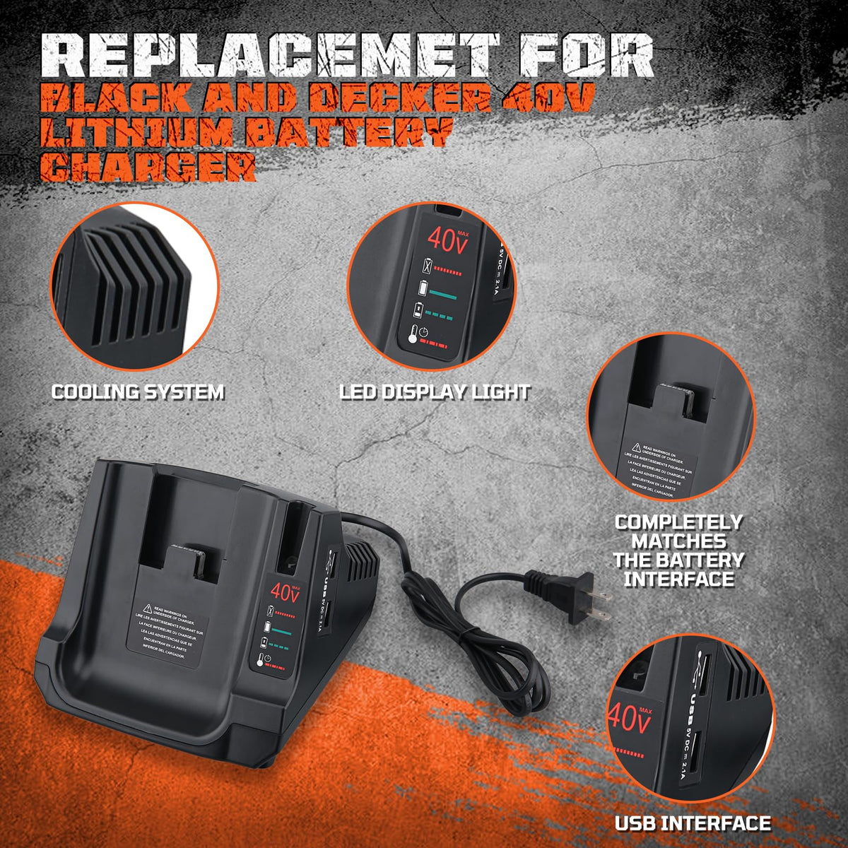 40V Lithium-Ion Battery Replacement P17396