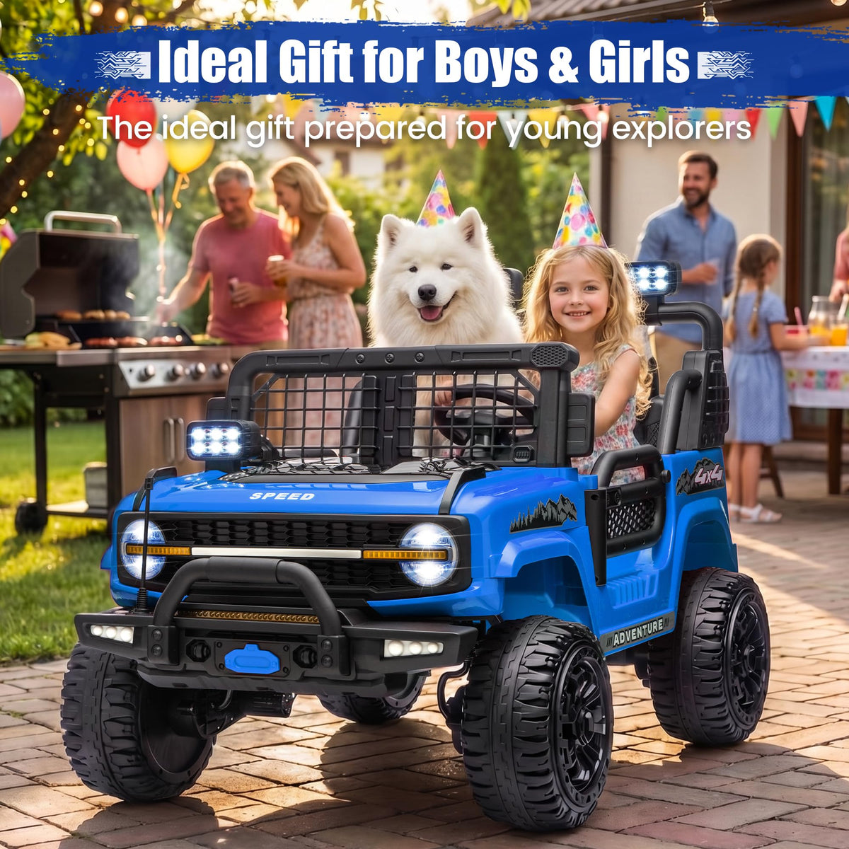 24V Electric 2 Seater Ride On Truck Toy with Remote Control Z57914