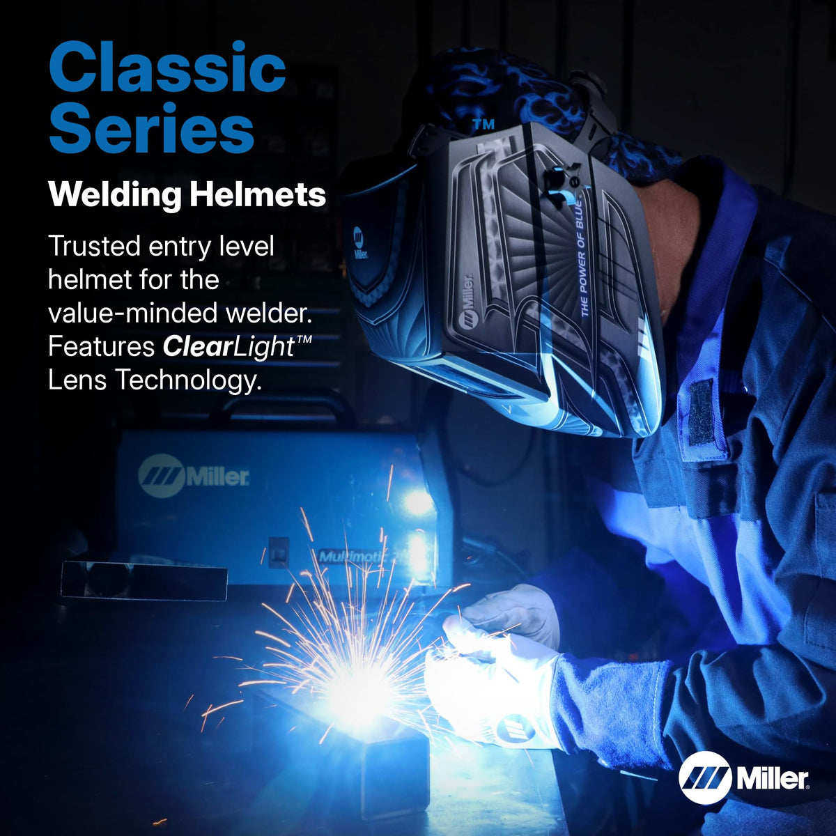 Welding Helmet Shade 8-13 Black J22585