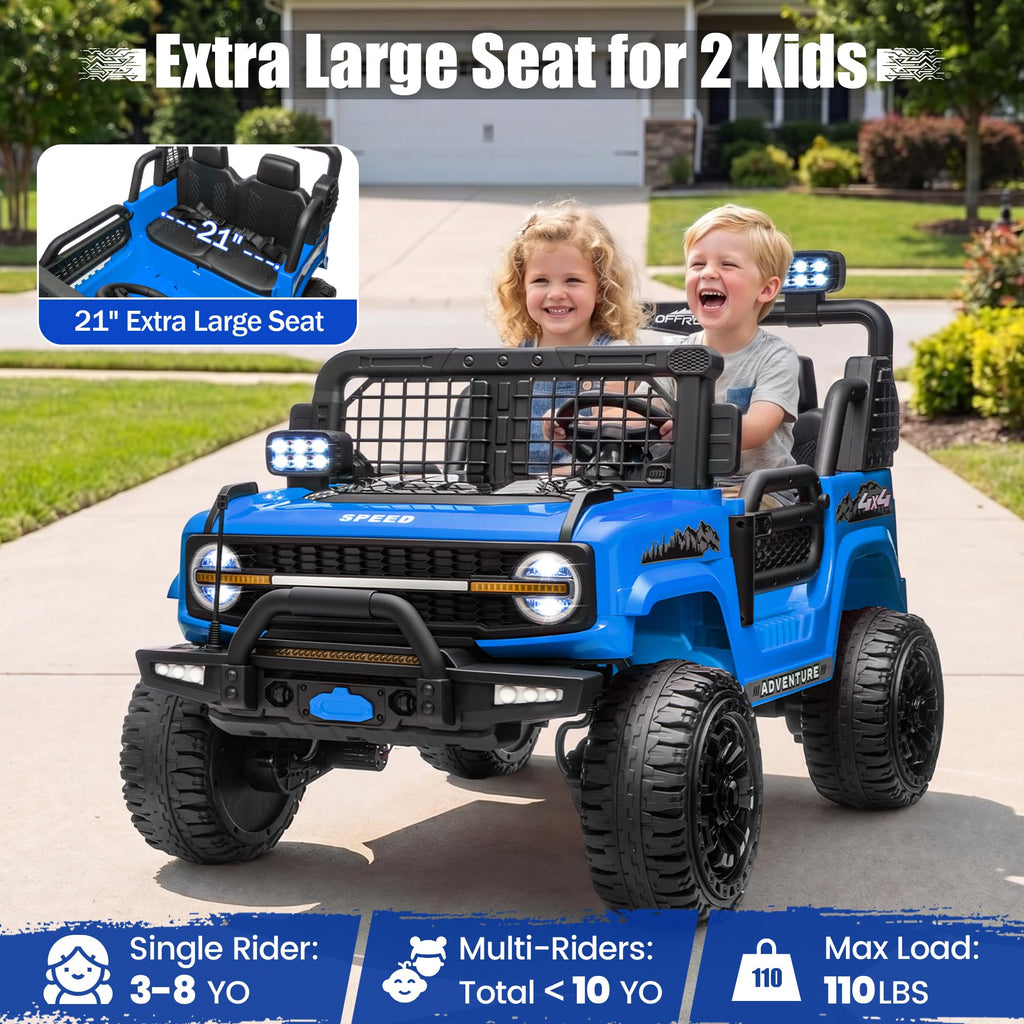 24V Electric 2 Seater Ride On Truck Toy with Remote Control Z57914