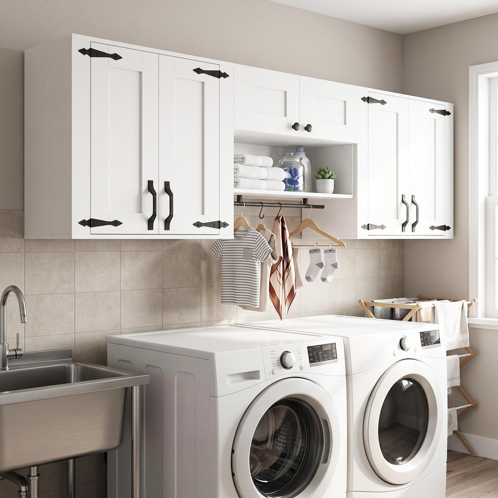 Wall Mounted Laundry Room Cabinet Set J76590