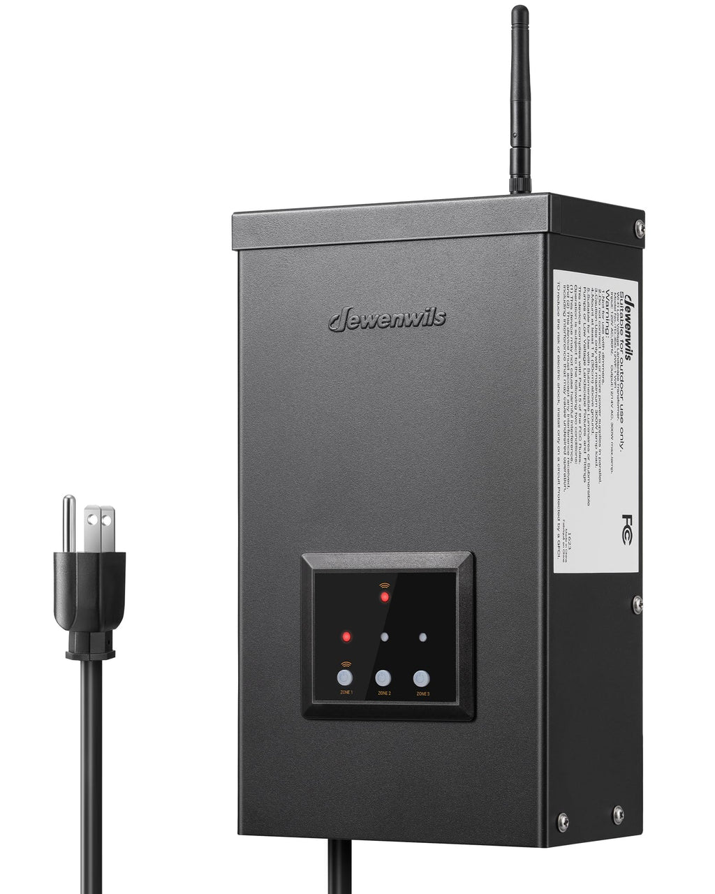 200W Low Voltage Landscape Transformer with Timer L4829