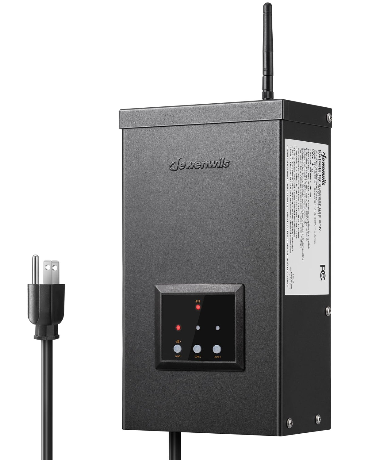 200W Low Voltage Landscape Transformer with Timer L4829
