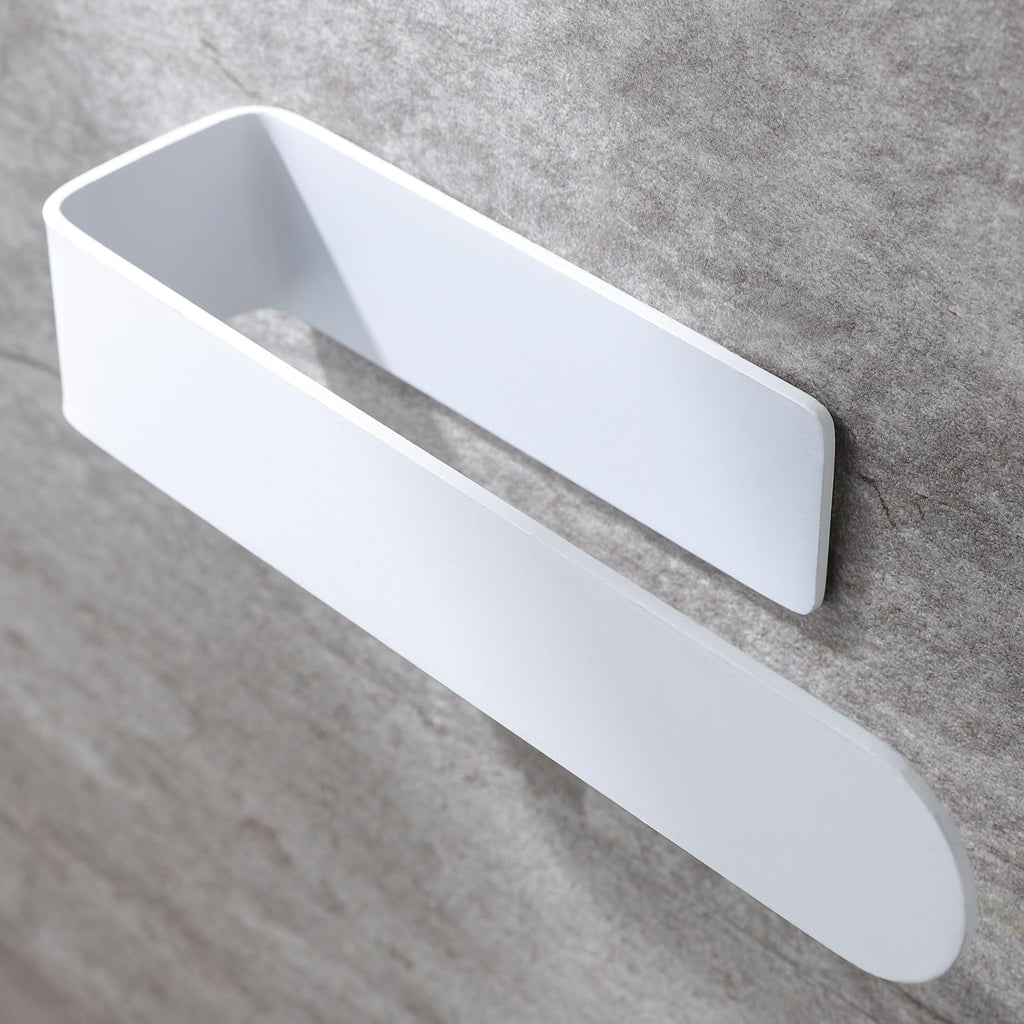 White Adhesive Towel Rack Z5226