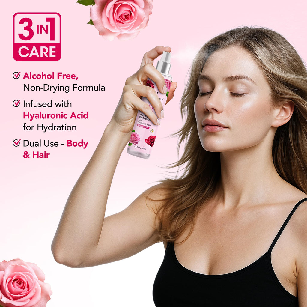 British Rose Body Spray & Hair Perfume 3.4oz U760