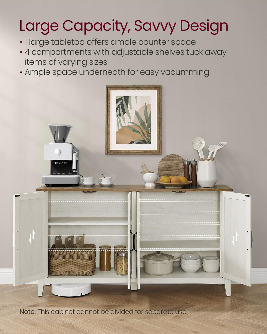 Buffet Cabinet with Adjustable Shelf A784386