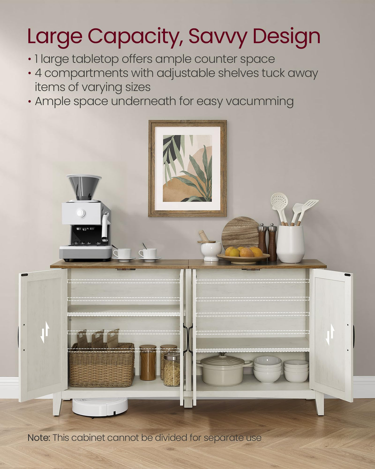 Buffet Cabinet with Adjustable Shelf A784386