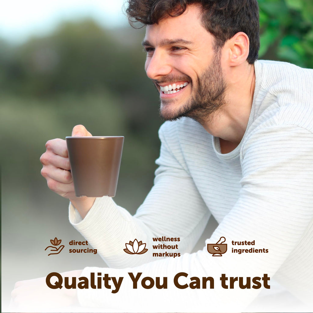 Organic Instant Mushroom Coffee, 14 oz Medium Roast Arabica W7589